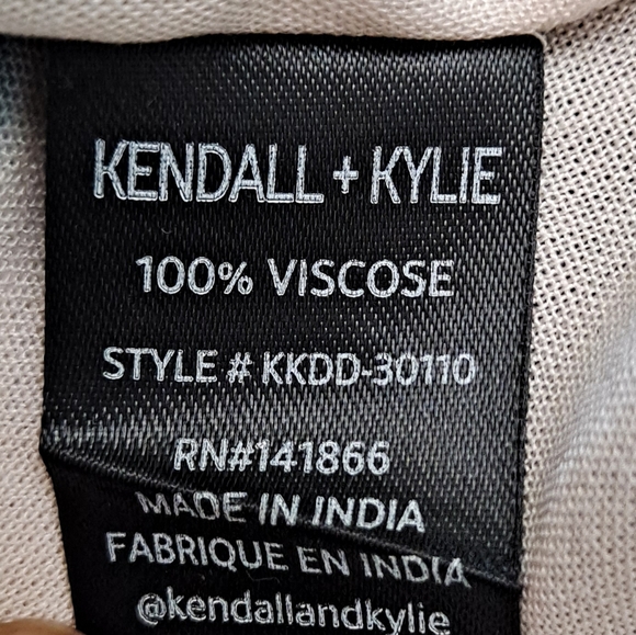 Kendall & Kylie Tie Dye colorful belted long maxi duster kimono - Picture 16 of 16